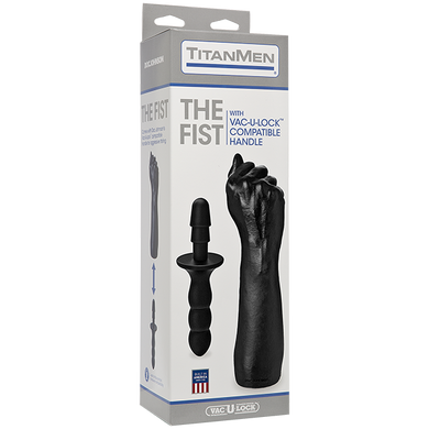 Кулак для фистинга Doc Johnson Titanmen The Fist with Vac-U-Lock Compatible Handle, диаметр 7,6см SO2809 фото