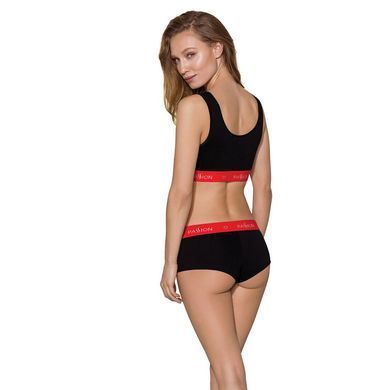 Спортивный топ на широких бретелях Passion PS003 TOP S, black SO4213 фото