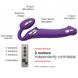 Безремневой страпон с вибрацией Strap-On-Me Vibrating Violet XL, диам. 4,5см, пульт ДУ, регулируемый SO3827 фото 2