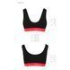 Спортивный топ на широких бретелях Passion PS003 TOP S, black SO4213 фото 6