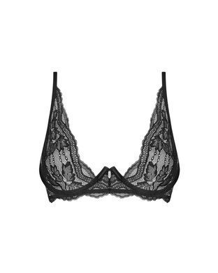 Бюстгальтер Obsessive Nutris bra, XS/S, мереживо, м&rsquo;які чашки, кісточки під грудьми SX1166 фото