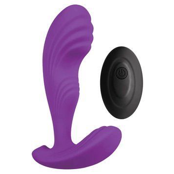 Вибромассажер простаты S Pleasures Premium Cozy, Purple, с рельефной головкой, 10 режимов SX4592 фото