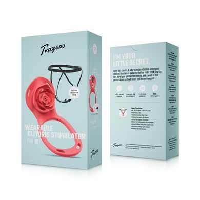 Вібратор у трусики Teazers Wearable Clitoral Stimulator SX3902 фото