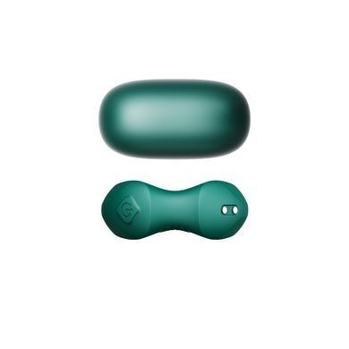 Эрекционное смарт-виброкольцо Zalo Apis Turquoise Green, до 4 часов работы, зарядный кейс SX2690 фото