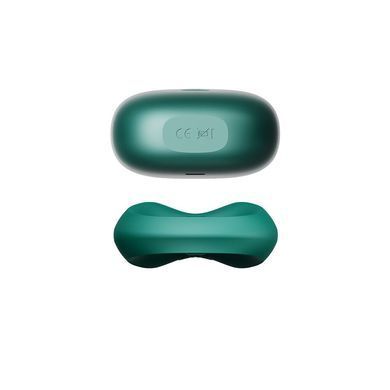 Эрекционное смарт-виброкольцо Zalo Apis Turquoise Green, до 4 часов работы, зарядный кейс SX2690 фото
