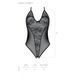 Боді з ажурним декором та відкритим кроком Passion URSULA BODY S/M, black SO5830 фото 5