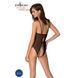 Боді з ажурним декором та відкритим кроком Passion URSULA BODY S/M, black SO5830 фото 2