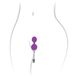 Вагінальні кульки з вібрацією Adrien Lastic Kegel Vibe Purple, діаметр 3,7 см AD40753 фото 3