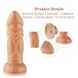 Силиконовый дилдо Hismith Slightly Curved Silicone Dildo Monster Series