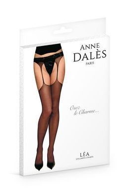 Чулки с поясом Anne De Ales LEA T1 Black, отлично для pinup образа SO1909 фото