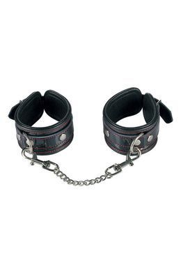 Наручники Fetish Tentation Premium Patent Leather Handcuffs, съемная цепочка SX1099 фото