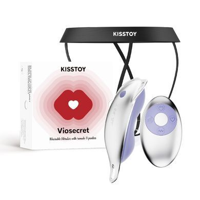 Вібратор у трусики KISSTOY Viosecret, пояс для фіксації та пульт ДК у комплекті SO9990 фото