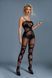 Бодистокинг Caprice Lingerie Model 11 One size Black, имитация чулок, открытый доступ SO8532 фото 1
