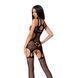 Бодистокинг Passion BS066 One Size, Black, комбинезон, имитация чулок и пояса с гартерами PBS066B фото 2