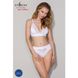 Трусики с широкой резинкой и кружевом Passion PS001 PANTIES XL, white SO4174 фото 3