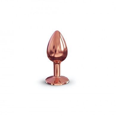 Металлическая анальная пробка с украшением в виде кристалла Dorcel - Diamond Plug Rose Gold S SO5534 фото