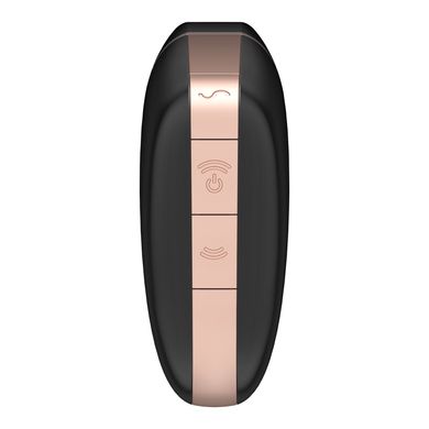 Вакуумный клиторальный стимулятор Satisfyer Love Triangle Black с управлением через интернет SO3894 фото