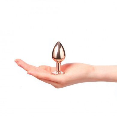 Металлическая анальная пробка с украшением в виде кристалла Dorcel - Diamond Plug Rose Gold S SO5534 фото