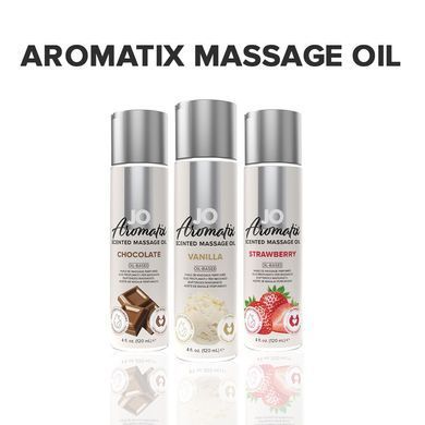 Натуральное массажное масло JO Aromatix Massage Oil Vanilla 120 мл SO6769 фото