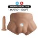 Полуторс с фаллоимитатором на присоске SilexD Apollo S Male Torso Caramel