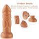 Фалоімітатор з вібрацією Hismith Slightly Curved Vibrating Silicone Dildo Monster Series, KlicLok SO9963 фото 4