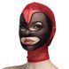 Маска серце сітка з відкритим ротом та очима Feral Feelings - Hearts Mask Red/Black SO9325 фото