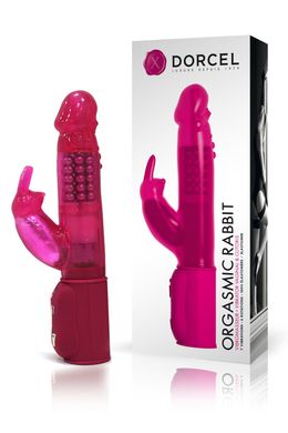 Вибратор-кролик Dorcel Orgasmic Rabbit Pink с жемчужным массажем SO1347 фото