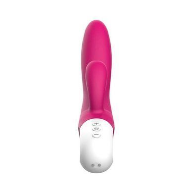 Вибратор-кролик Liebe Bend It Plus Rechargeable Cerise, гибкий, 2 мотора, 10 режимов SX4646 фото