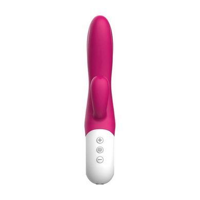 Вибратор-кролик Liebe Bend It Plus Rechargeable Cerise, гибкий, 2 мотора, 10 режимов SX4646 фото