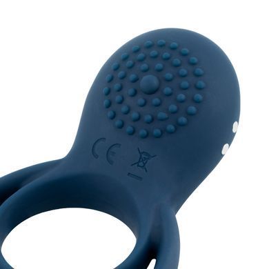 Эрекционное кольцо Boners Vibrating Double Cock Ring SX3906 фото