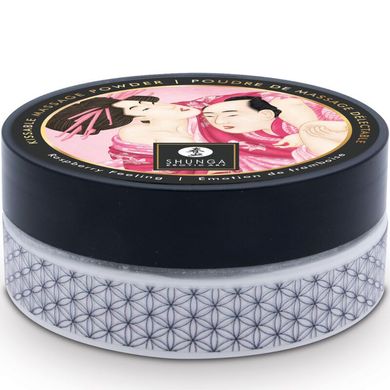 Вкусная пудра для оральных ласк Shunga Body Powder - Raspberry feeling (75 грамм) SX0588 фото