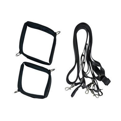 Розтяжка на ліжко Punishment &ndash; 5-Piece Bed Restraint Kit &ndash; Black, 5 предметів SX2229 фото