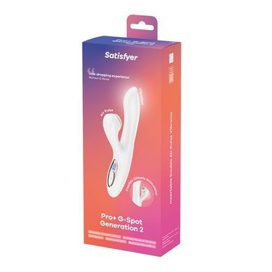 Вакуумный вибратор-кролик Satisfyer Pro+ G-Spot Generation 2 White SX4315 фото