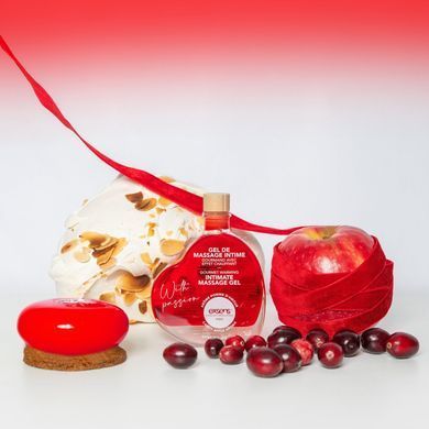 Массажный гель EXSENS With Passion Candy Apple 50 мл разогревающий, без сахара, съедобный SX2191 фото