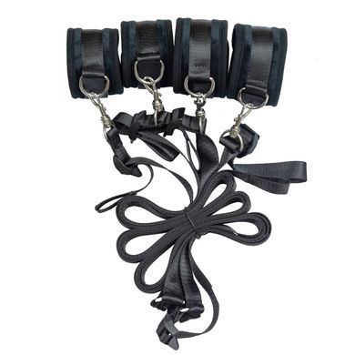 Розтяжка на ліжко Punishment &ndash; 5-Piece Bed Restraint Kit &ndash; Black, 5 предметів SX2229 фото