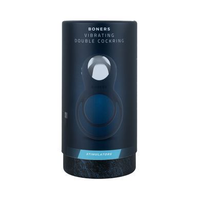 Эрекционное кольцо Boners Vibrating Double Cock Ring SX3906 фото