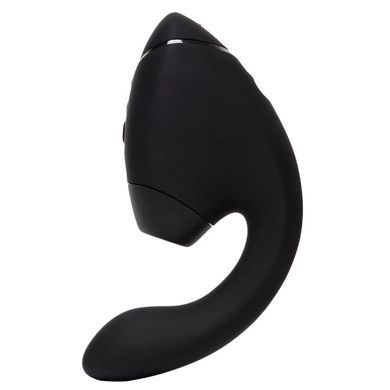 Подвійний вакуумний кліторальний стимулятор з вібрацією Womanizer Next Duo - Black SX3866 фото