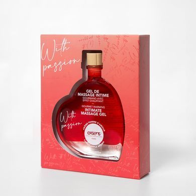 Массажный гель EXSENS With Passion Candy Apple 50 мл разогревающий, без сахара, съедобный SX2191 фото