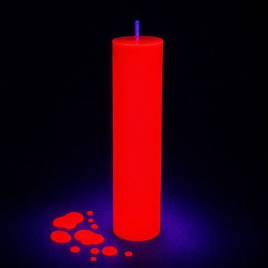 Свічка для WaxPlay Feral Feelings UV-neon 15 см Neon Red SX5185 фото