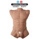 Торс с фаллоимитатором на присоске SilexD Apollo L Male Torso Caramel