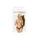Трусики-тонг Penthouse Dangerous Darling L/XL Black, мереживо, висока посадка, виріз спереду, бантик SO6491 фото 3