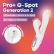 Вакуумный вибратор-кролик Satisfyer Pro+ G-Spot Generation 2 White SX4315 фото 7