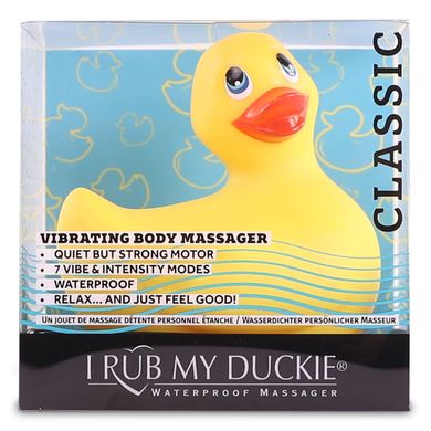 Вібромасажер качечка I Rub My Duckie - Classic Yellow v2.0, скромняжка SO1594 фото