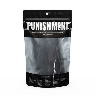 Фиксаторы для руки и бедра Punishment &ndash; Thigh to Wrist Restraints &ndash; Black SX2230 фото