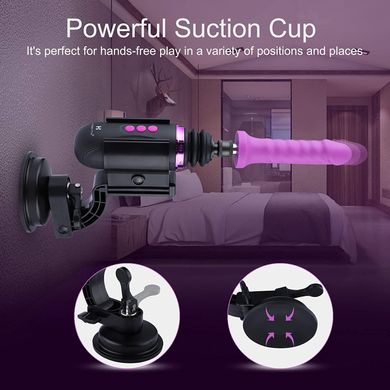 Міні секс-машина Hismith Mini Capsule Sex-Machine with Strong Suction Cup, потужна, перезаряджувана SO6197 фото