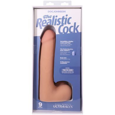 Фаллоимитатор Doc Johnson The Realistic Cock ULTRASKYN - 9 Inch with Balls Vanilla SX4449 фото