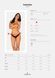 Полупрозрачные трусики с подвеской Obsessive Ivannes panties black S/M, черные SO7280 фото 7
