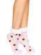 Шкарпетки жіночі з полуничним принтом Leg Avenue Strawberry ruffle top anklets One size, мереживні м SO8583 фото 4