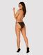 Полупрозрачные трусики с подвеской Obsessive Ivannes panties black S/M, черные SO7280 фото 4