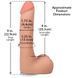 Фаллоимитатор Doc Johnson The Realistic Cock ULTRASKYN - 9 Inch with Balls Vanilla SX4449 фото 5